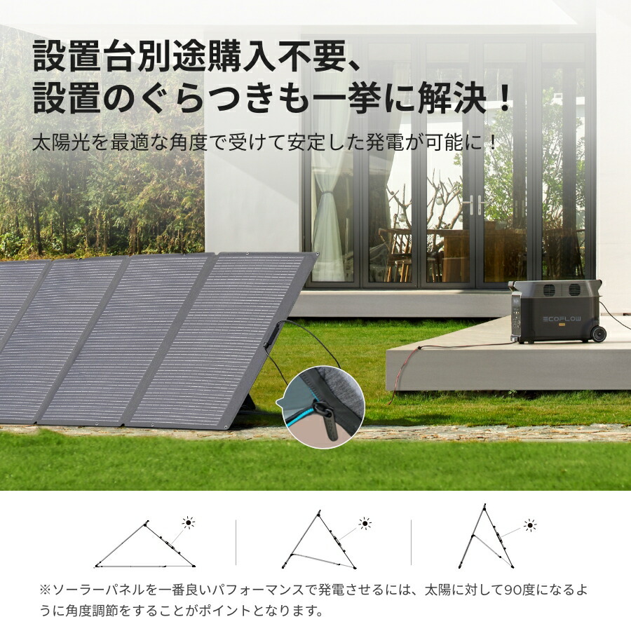 楽天市場】【クーポン利用で75,900円 3/4 20:00~】EcoFlow ソーラー