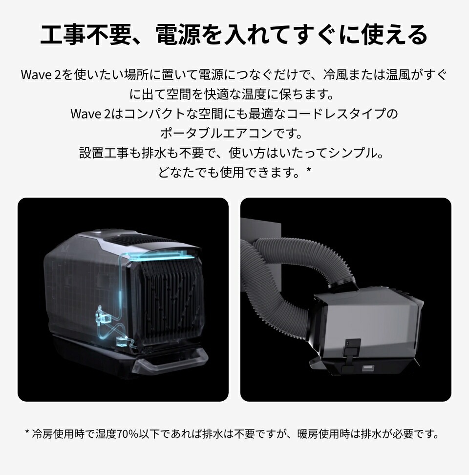 楽天市場】【在庫切れ】夏&冬両用 ポータブルエアコン 冷暖房機能付き