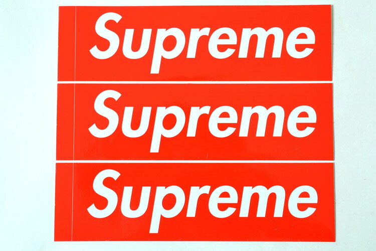 楽天市場】3枚セット 定番☆Supreme シュプリーム ステッカー ボックス