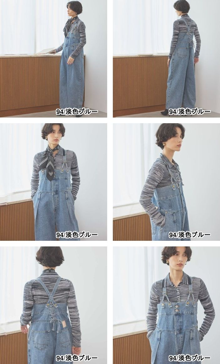 楽天市場】【サムシング公式】atelier SOMETHING LACE UP SALOPETTE