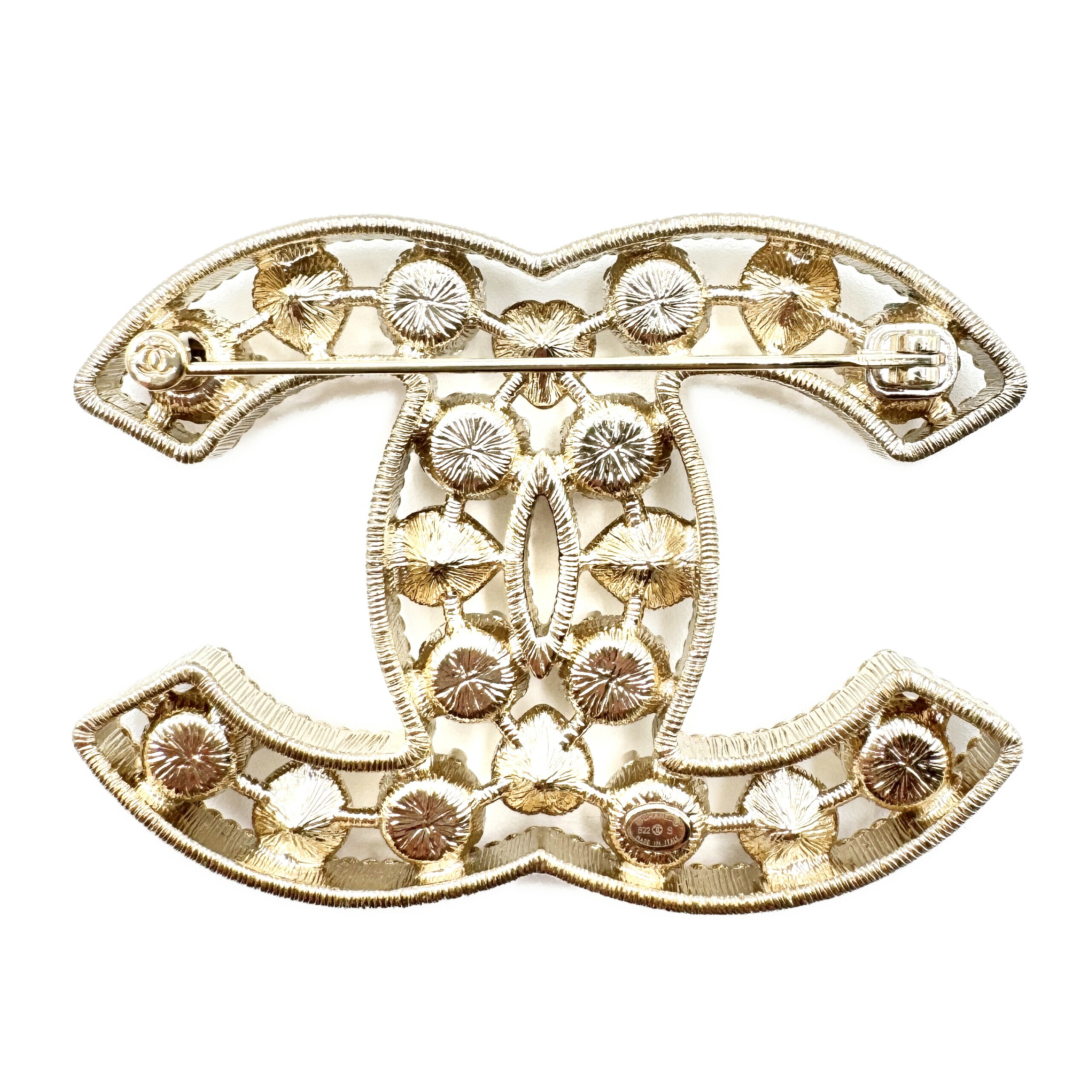 楽天市場】シャネル ココマーク ブローチ パール ラインストーン