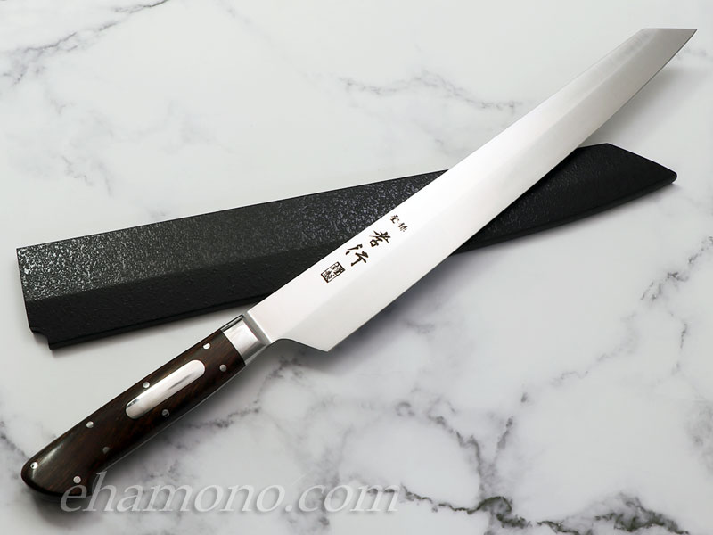 楽天市場】堺孝行 グランドシェフ TYPE 1 切付柳刃300飛燕 : e刃物