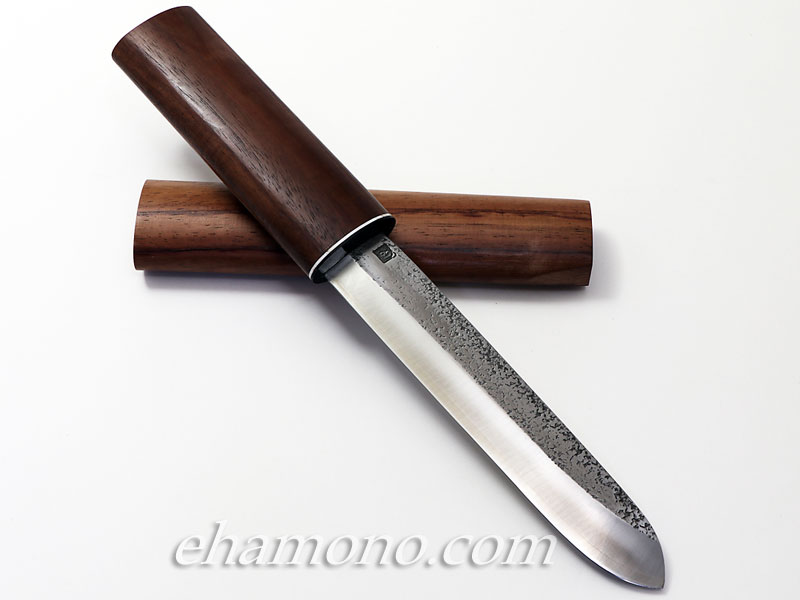 楽天市場】池内刃物 V金10号特別鍛造マキリ150 ローズ鞘 : e刃物