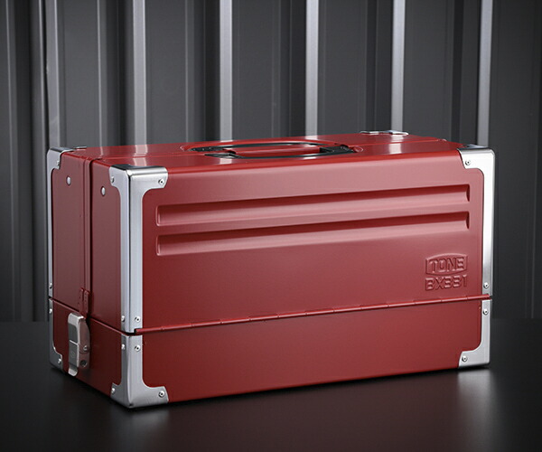 楽天市場】TONE ツールケース(メタル) V形3段式 433X220X240mm (BX331