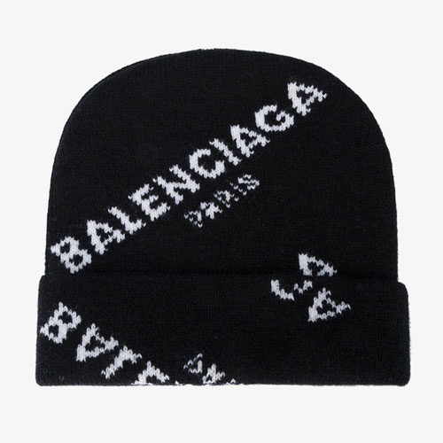 楽天市場】BALENCIAGA BALENCIAGA Logo Knitted Hatバレンシアガ ロゴ