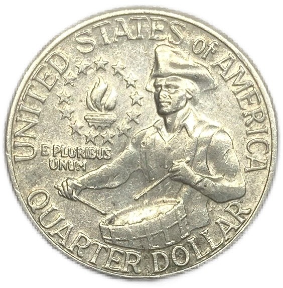 楽天市場】アメリカ 25セント クォーターダラー ワシントンン 1776年