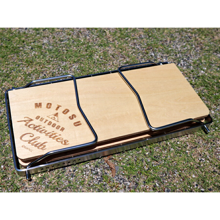 未使用 ゆるキャン△ 木製折りたたみテーブル 未使用 ゆるキャン