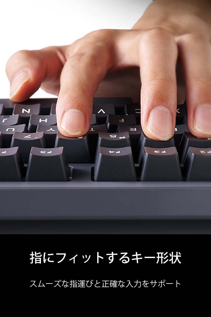 楽天市場】エレコム 赤軸 フルサイズ 有線 メカニカル フルキーボード