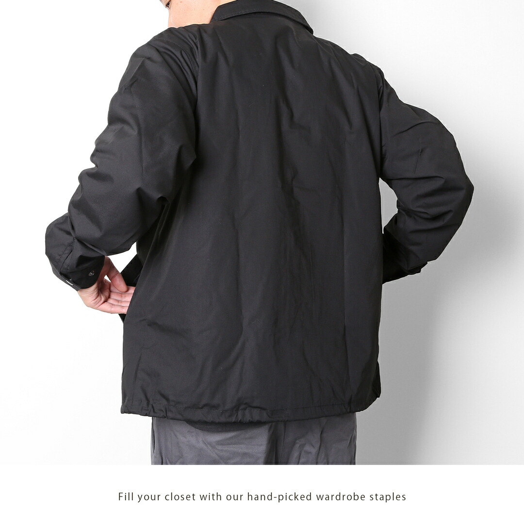 楽天市場】コーチジャケット メンズ アウター 裏地 ツイル 無地 秋冬