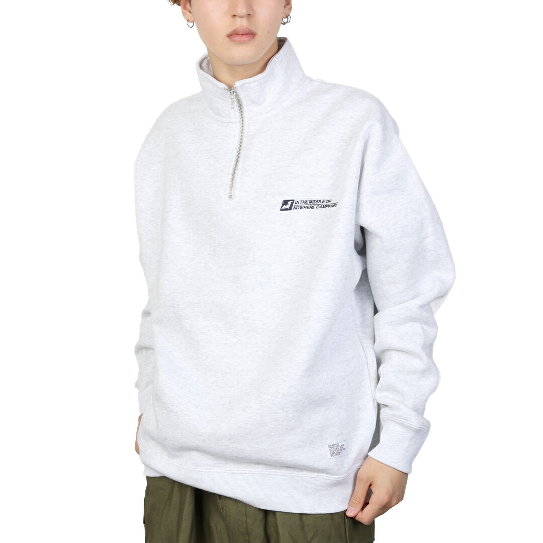 楽天市場】ハーフジップ スエット 10oz メンズ スウェット ルーズ
