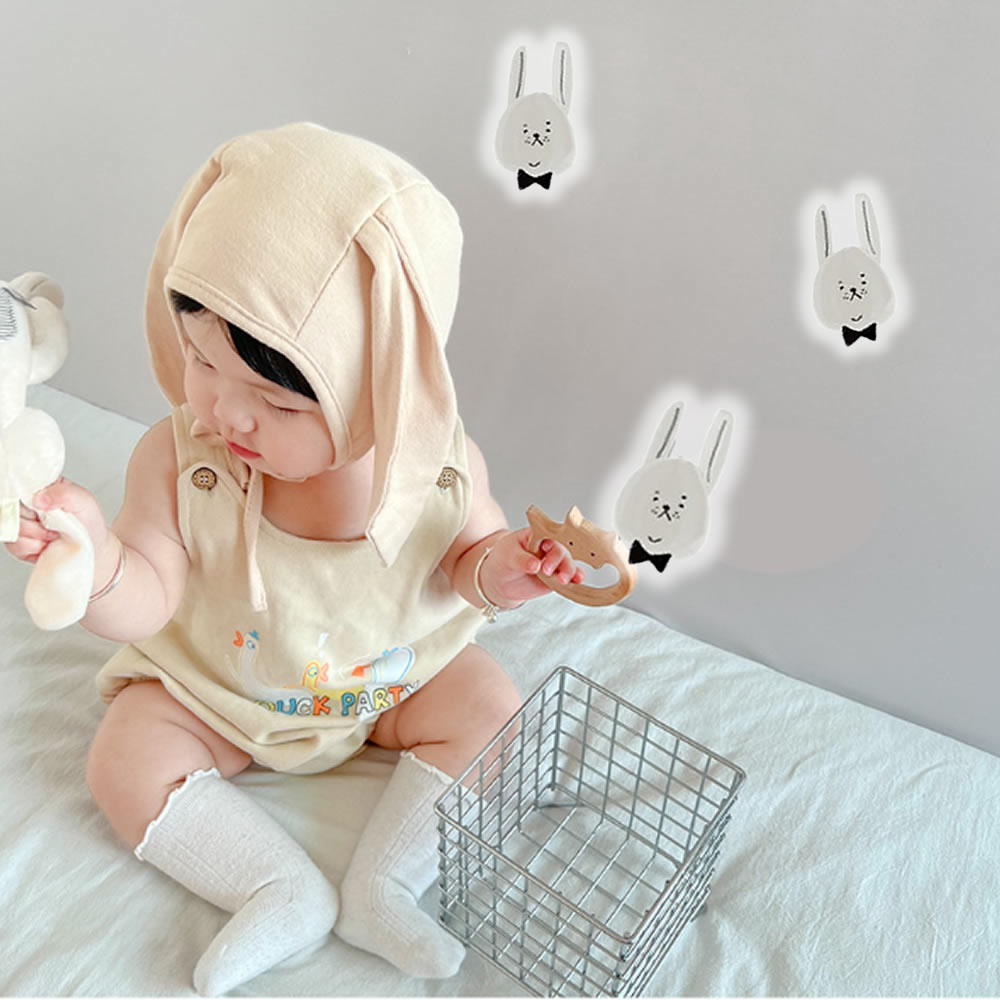 楽天市場】帽子 ボンネット ベビー 赤ちゃん うさぎ ウサギ 耳付き