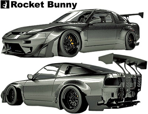楽天市場】【M's】日産 180sx/240sx RPS13 (1991y-1998y) Rocket Bunny