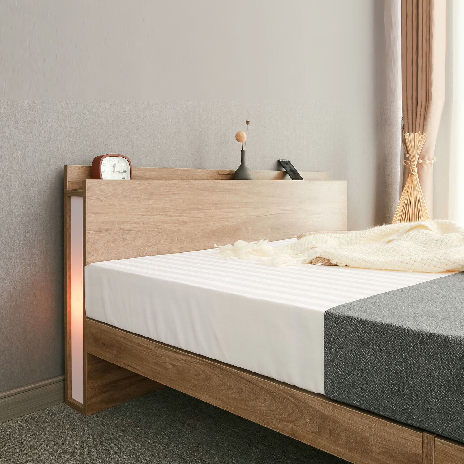 楽天市場】【SS期間限定10%オフ】ベッドフレーム セミダブル