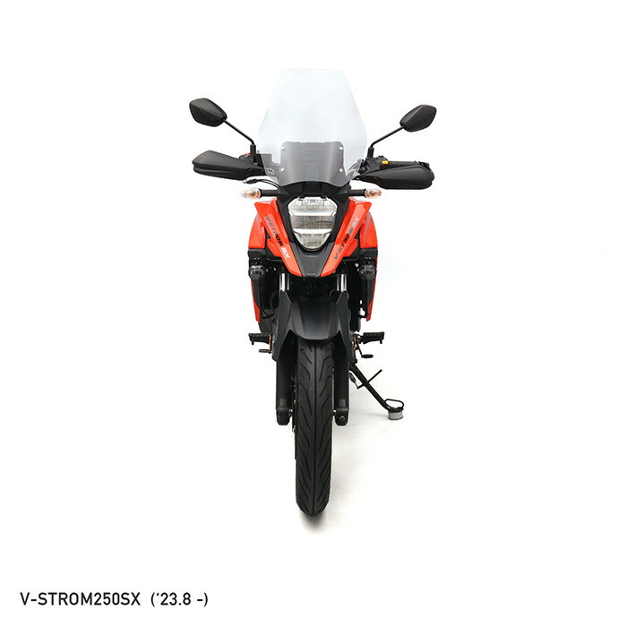 楽天市場】Vストローム250SX EL11L ロングウインドスクリーン (クリア