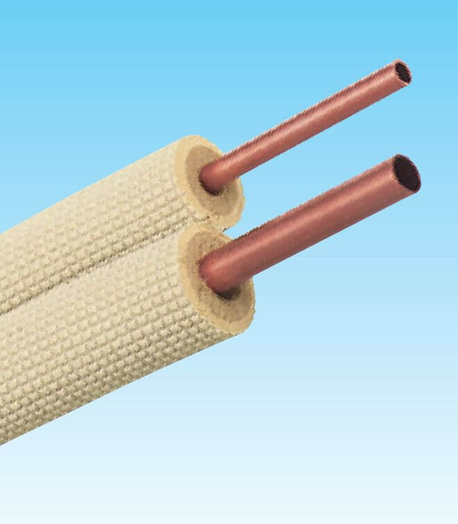 楽天市場】オーケー器材 3分5分 ペアコイル 20M K-HPE35E 冷媒管 ペア