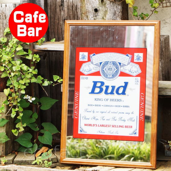 楽天市場】バドワイザー（壁掛け｜鏡）：インテリア・寝具・収納の通販