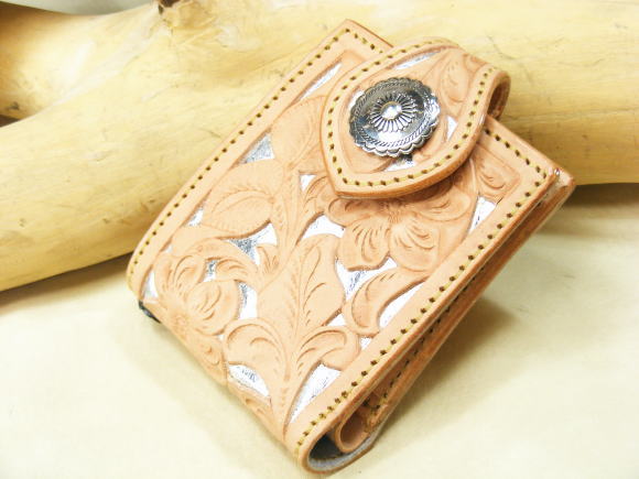 楽天市場】財布 メンズ 財布（小銭入れあり） 透かし彫り ミシン縫い