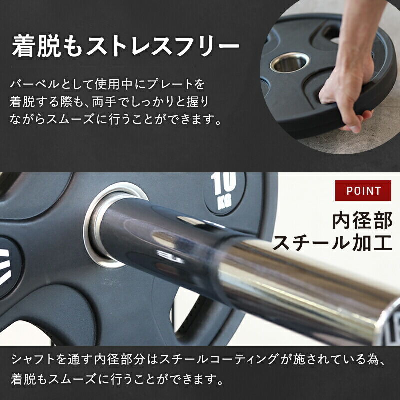 楽天市場】☆大好評につき再入荷☆ オリンピックバーベルセット