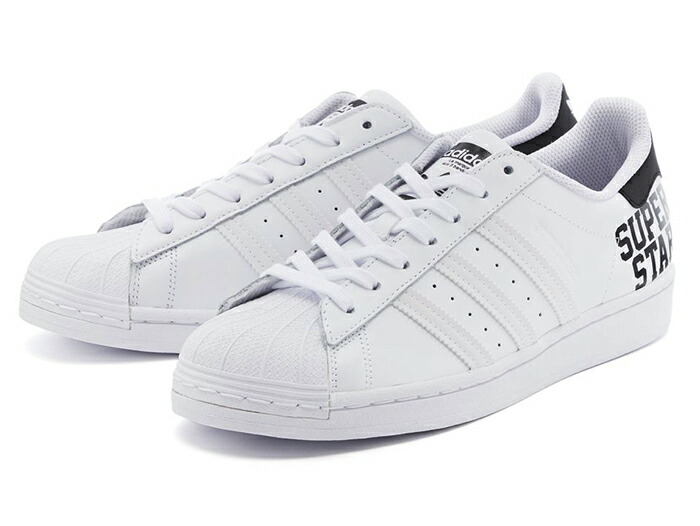 楽天市場】ADIDAS SUPERSTAR WHT/WHT/BLKメンズ カジュアルシューズ
