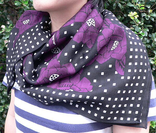 楽天市場】在庫限り ストール 大判 サイズ 85×85cm ヒロココシノ