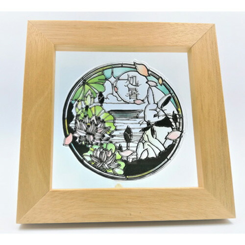 楽天市場】【ふるさと納税】KOEDO川越硝子「切り絵ガラスアート」M 秋