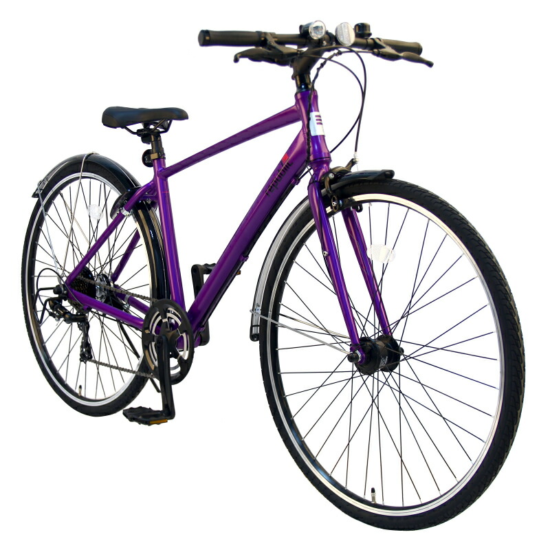 あさひ ママフレンド4HD 自転車 非電動 色:黒紫 ママフレロック206D