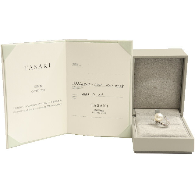 楽天市場】（美品）タサキ TASAKI 田崎 カスケード リング 指輪 約13号