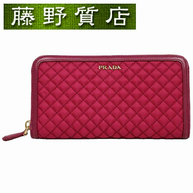 楽天市場】(未使用展示品)プラダ PRADA ラウンドファスナー長財布