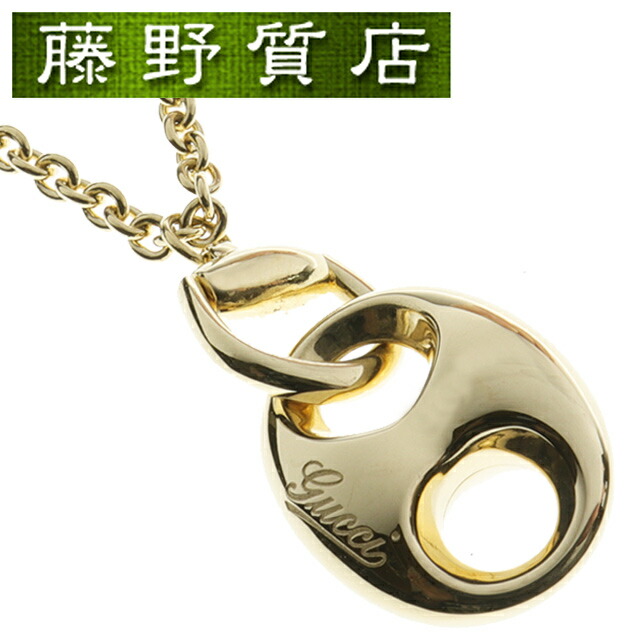 楽天市場】【新品仕上げ済】グッチ GUCCI ホースビット ネックレス K18