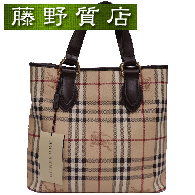 楽天市場】（美品）BURBERRY バーバリー ノバチェック トートバッグ
