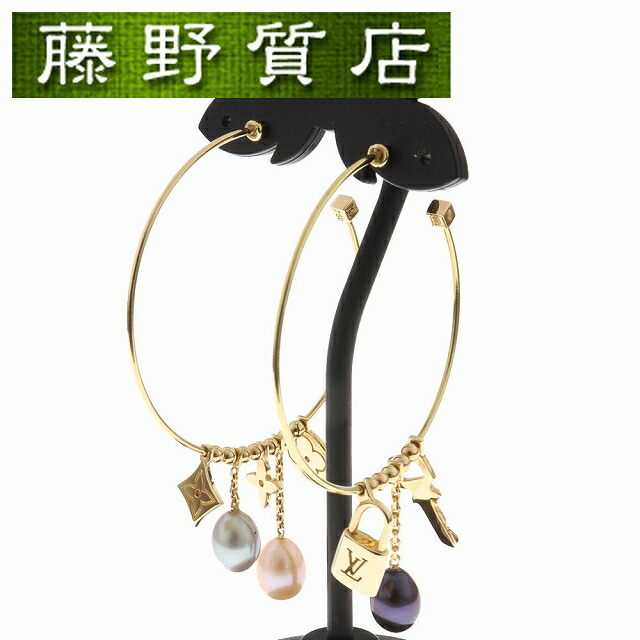 楽天市場】ルイヴィトン LOUIS VUITTON クレオール フープ ピアス