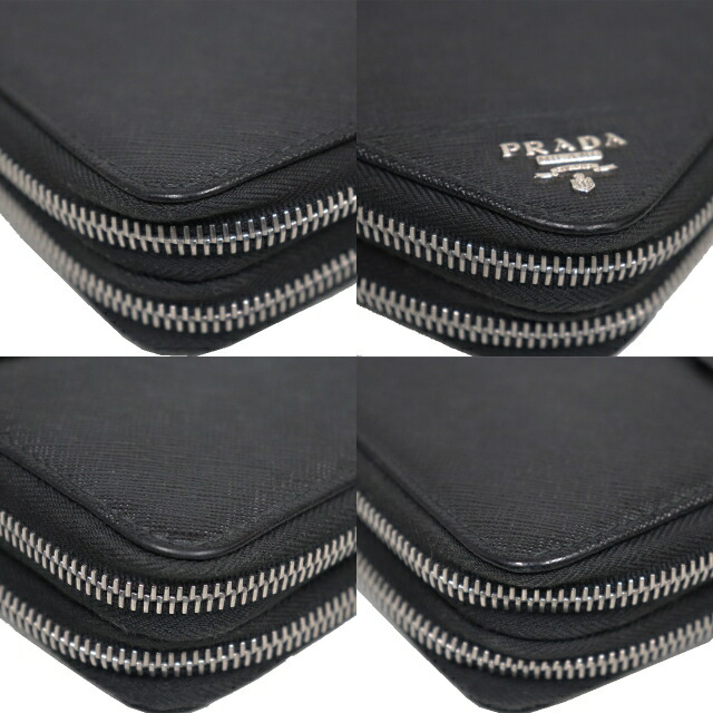 楽天市場】プラダ PRADA ラウンドファスナーウォレット 長財布