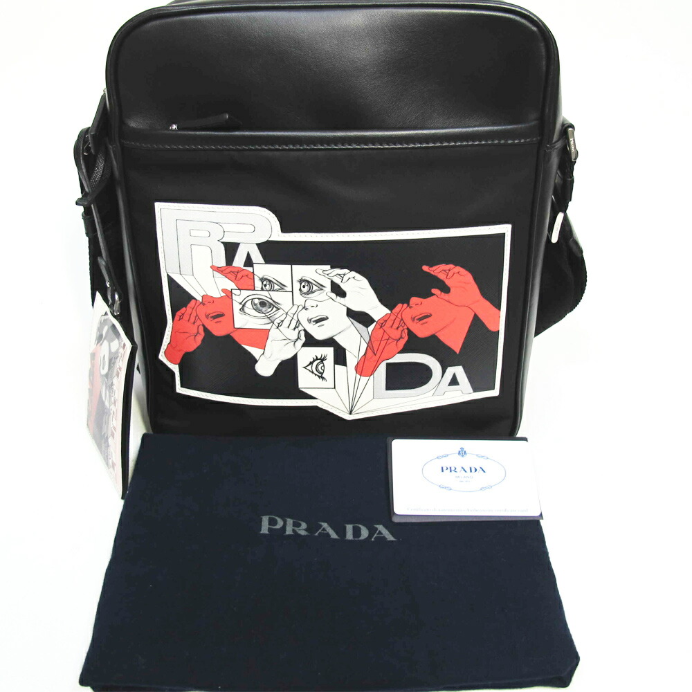楽天市場】【未使用】 プラダ PRADA 斜めがけ ショルダー