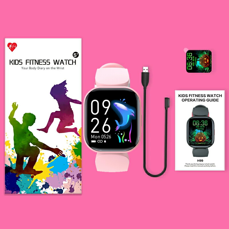 楽天市場】スマートウォッチ キッズ 腕時計 歩数計 心拍数 距離 子供