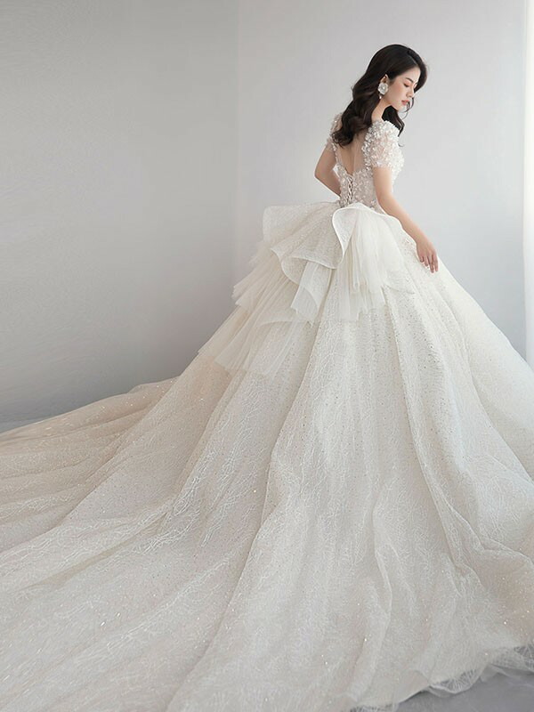 楽天市場】花嫁 ウェディングドレス スイートハートネック プリンセス