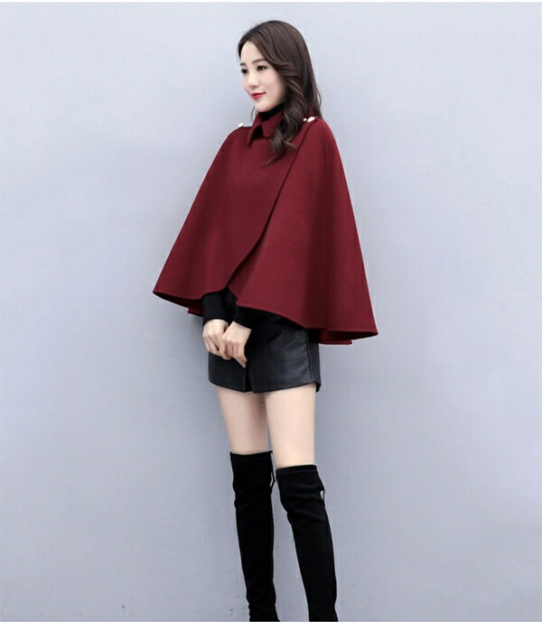 楽天市場】ケープコート ポンチョコート コート レディース 冬