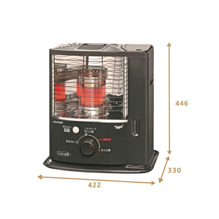 楽天市場】トヨトミ 石油ストーブ 反射型 RSX-23N (B) ブラック | 反射