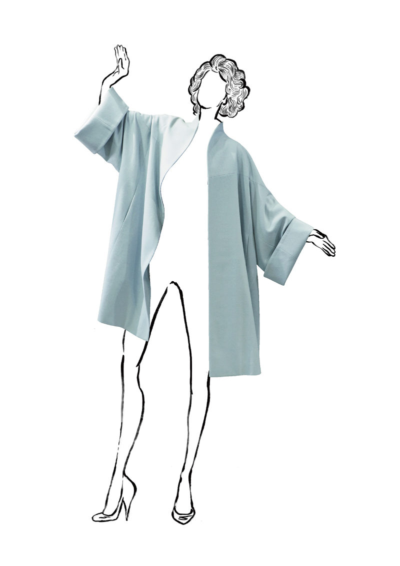 楽天市場】MIMA 女優コート・GARBO 新色 / W.BLUE【SLADKY/スラドキー