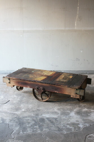 楽天市場】【中古】アンティーク トロリー | カート 台車 荷台 ワゴン