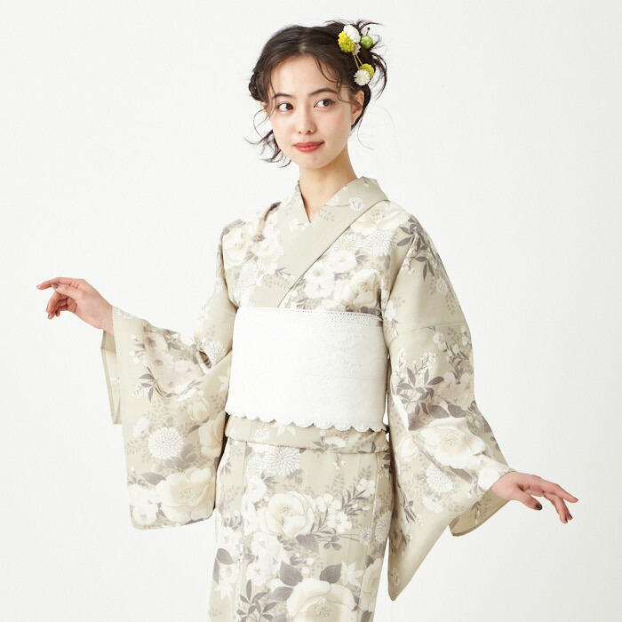 楽天市場】【セール20%オフ】半幅帯 レース 公式 ふりふ 撫松庵 半幅