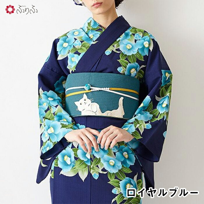 楽天市場】浴衣単品「 ガーデンカメリア 」公式 ふりふ 日本製 洗える