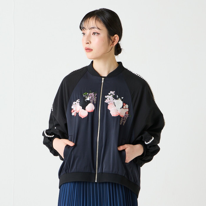 楽天市場】【セール40%オフ】桃源郷 猫刺繍スカジャン公式 ふりふ 和