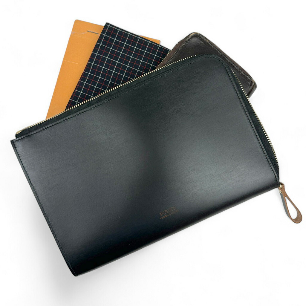 楽天市場】ポーター フィルム クラッチバッグ 187-01358 10 ブラック