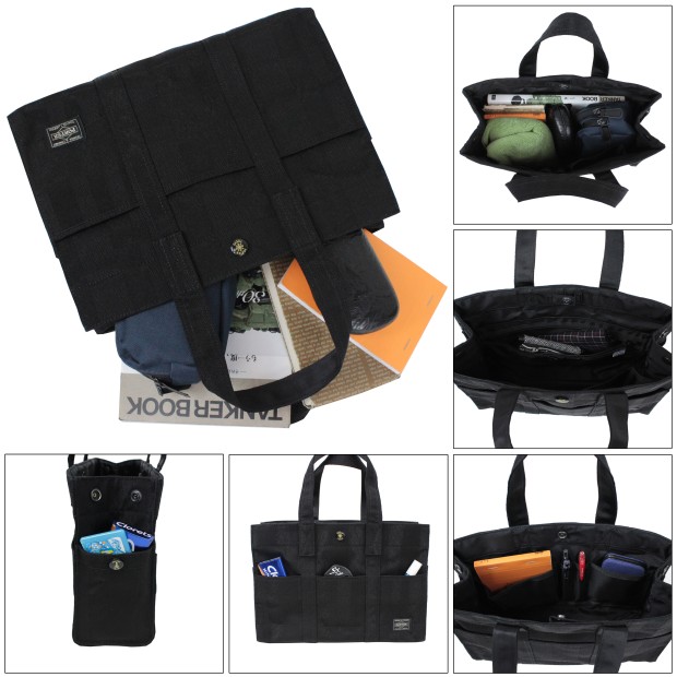 楽天市場】ポーター タンゴブラック トートバッグ(S) 638-07168 10