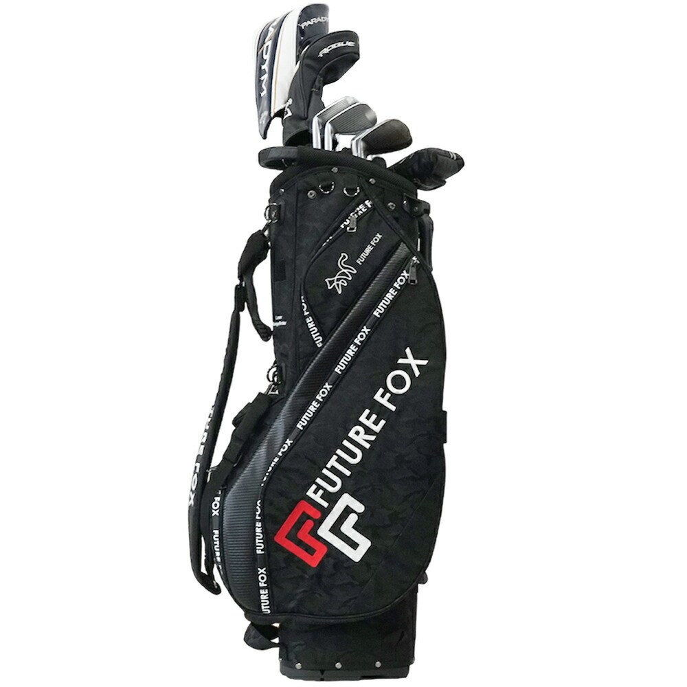 楽天市場】FUTURE FOX ゴルフバッグ キャディバッグ 9.5型 7ポケット