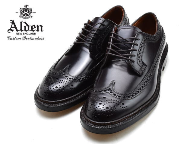 楽天市場】オールデン コードバン ウィングチップ ALDEN 975 LONG WING