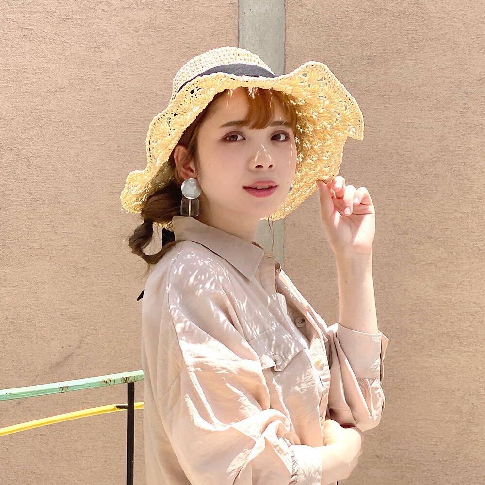 楽天市場】【スーパーSALE特価】 麦わら帽子 バックリボンツバ広麦わら