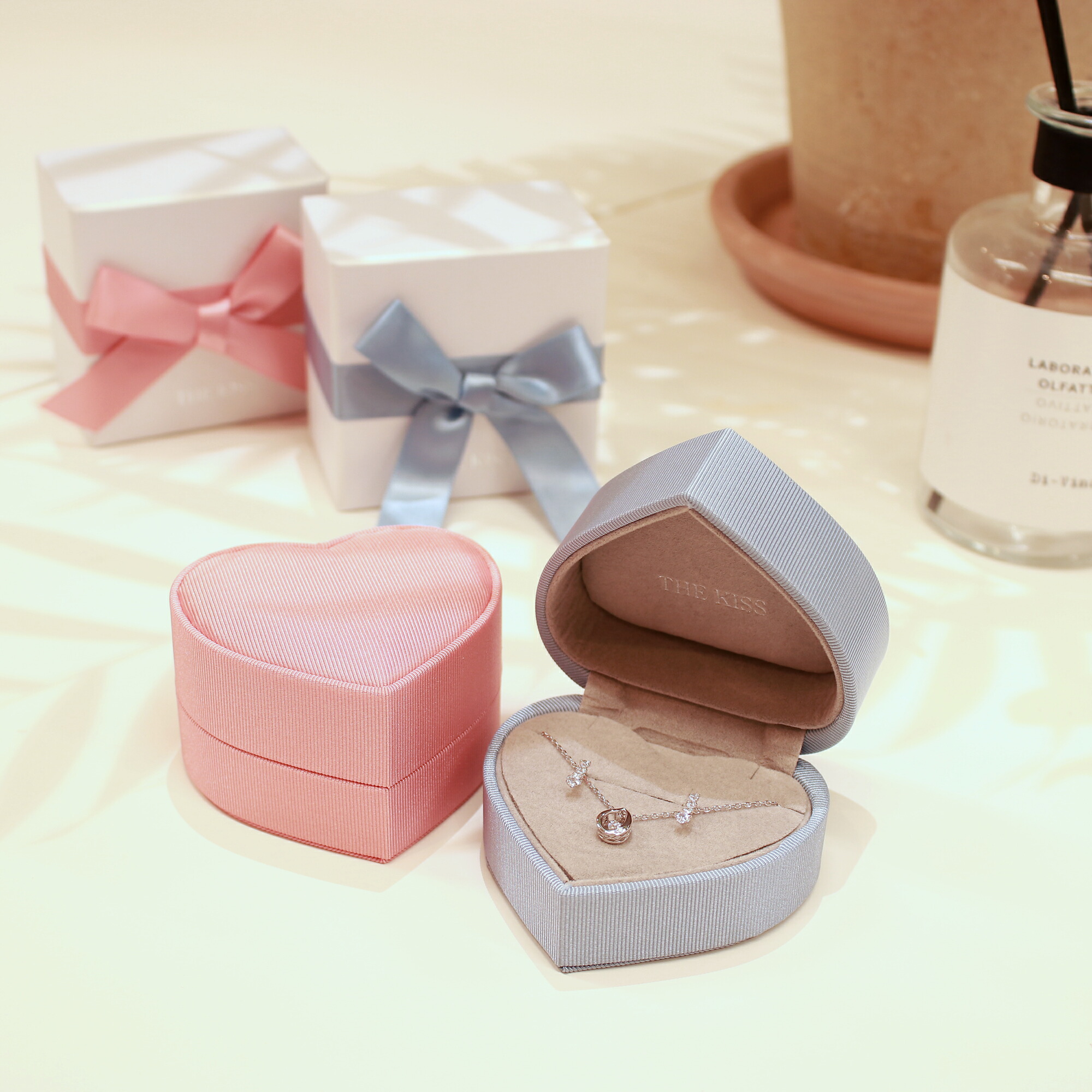 楽天市場】THE KISS 公式ショップ ピンクハート ジュエリーボックス