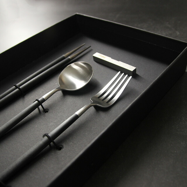 楽天市場】Cutipol GOA クチポール ゴア ブラック 箸＆箸置き