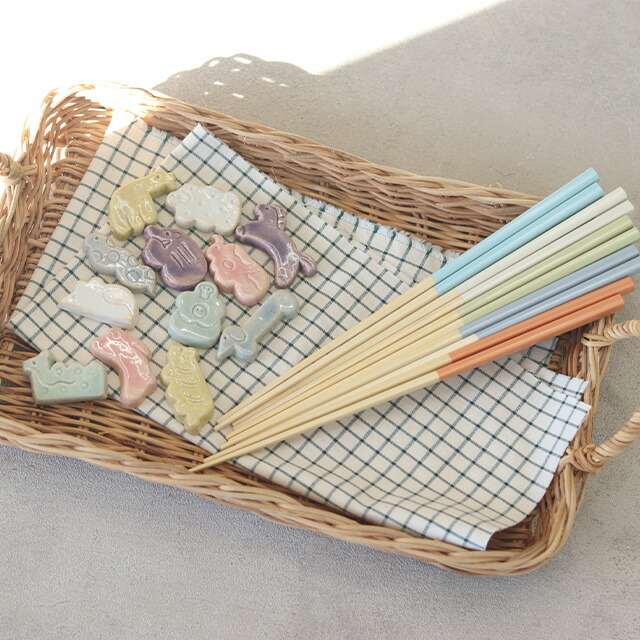 楽天市場】十二支 箸置き＋爽 箸セット(箸 箸置き セット 家族 干支